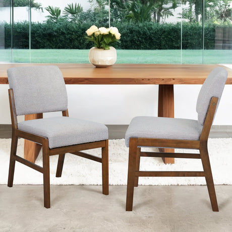 Caldwell - Dining Chair (Set of 2) - Light Gray by Ashcroft Furniture | Bel Furniture