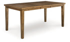 Urbinforte - Counter Height Dining Extension Table - Light Brown