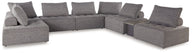 Bree Zee - Outdoor Sectional Dark Brown 8-Piece Outdoor Sectional by Signature Design by Ashley® | Bel Furniture