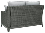 Elite Park - Gray - Loveseat w/Cushion by Signature Design by Ashley® | Bel Furniture