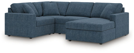 Modmax - Ink - Sectional Blue 4 Pc. Sectional With Raf Corner Chais And Laf Corner Chair by Signature Design by Ashley® | Bel Furniture
