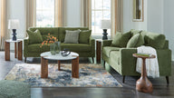 Bixler - Living Room Set Green 2 Pc. Sofa, Loveseat by Signature Design by Ashley® | Bel Furniture