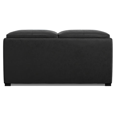 Avalon - Upholstered Square Coffee Table Storage Ottoman - view 6