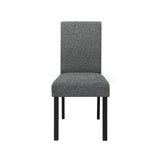 Dining Table Set With 4 Chairs, 5 Piece Set - Gray