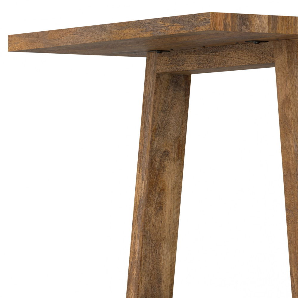 Whitley - Dining Table In Burnt Wax - Brown by Simpli-Home | Bel Furniture