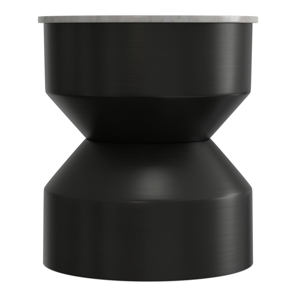 Maxine Side Table Black White