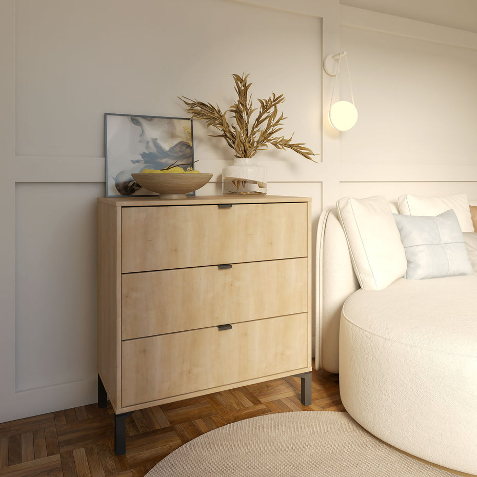 3 Drawer Dresser - Natural