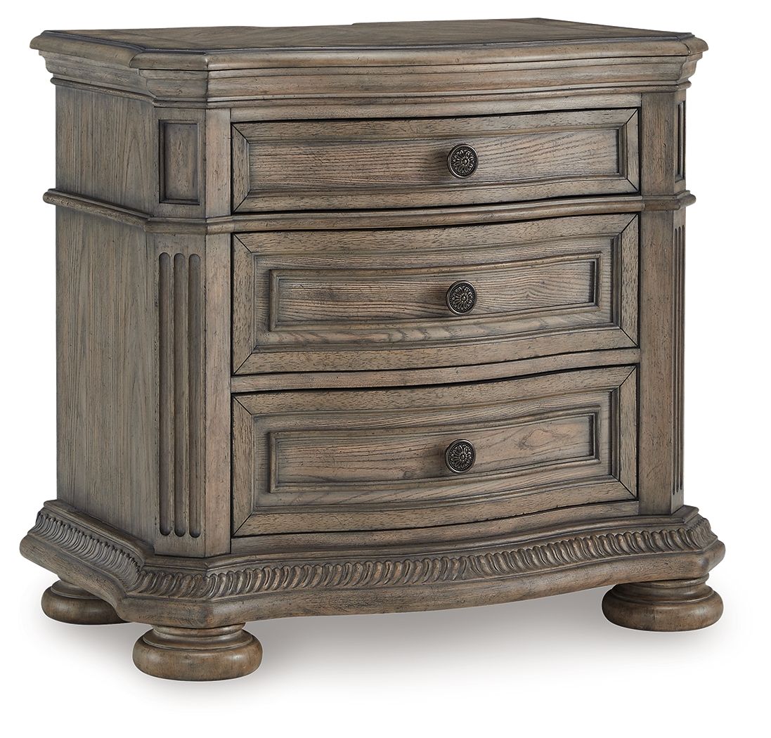 Ardenfield - Light Brown - Three Drawer Night Stand by Signature Design by Ashley® | Bel Furniture