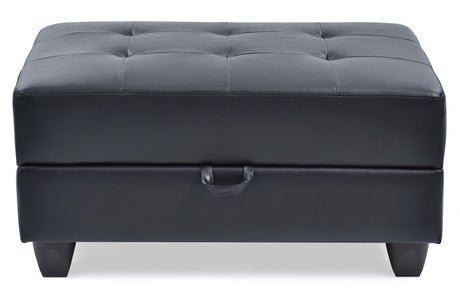 Stylish Storage Contemporary Ottoman - view 11