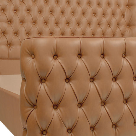 Brooklyn - Tufted Panel Bed Headboard And Footboard Set - view 20