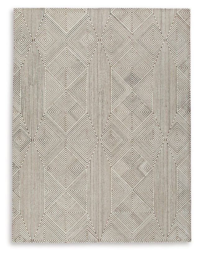 Jadott - Rug Beige 8' x 10' by Signature Design by Ashley® | Bel Furniture