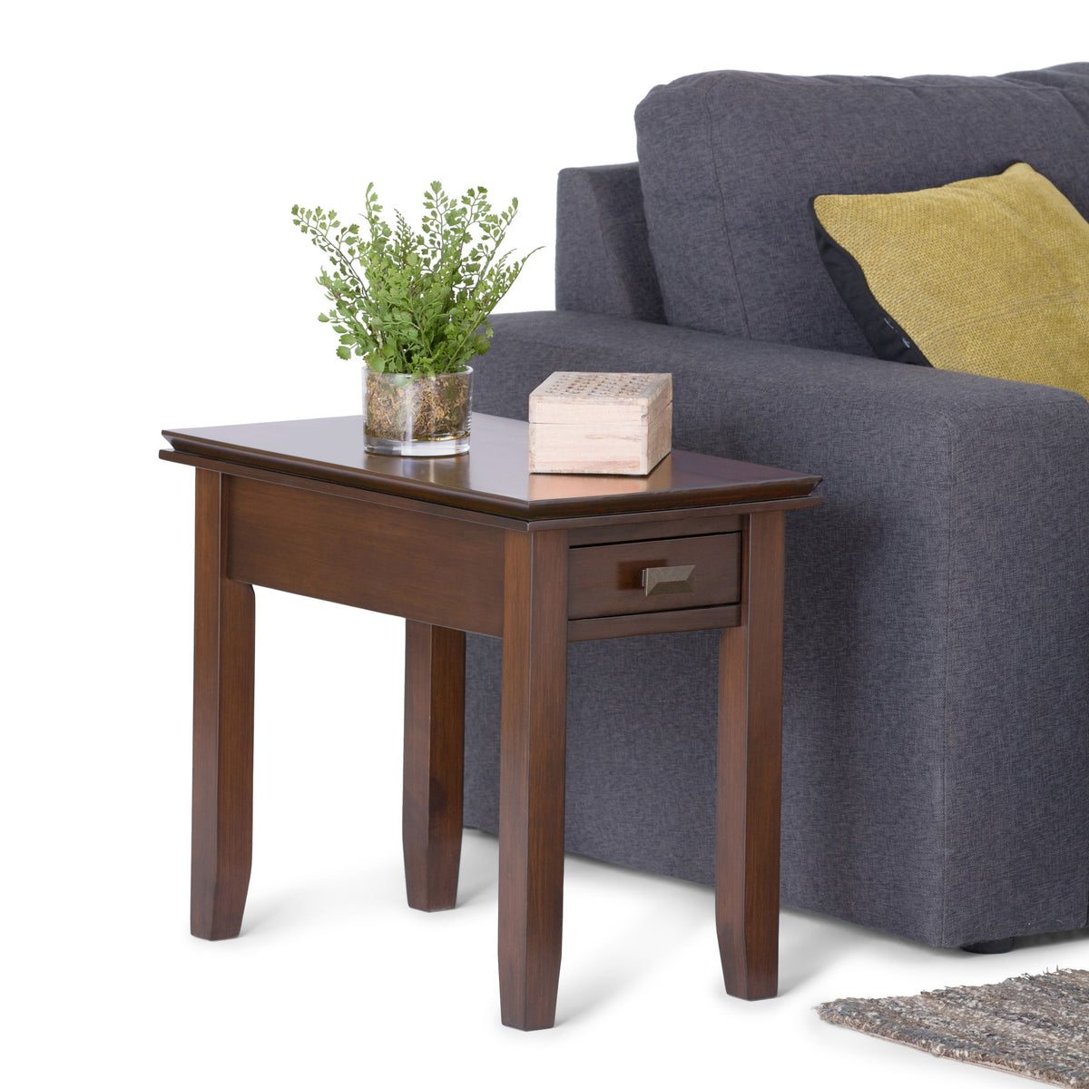 Artisan - Handcrafted Narrow Side Table by Simpli-Home | Bel Furniture