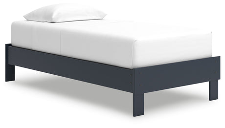 Simmenfort - Platform Bed Blue by Signature Design by Ashley® | Bel Furniture