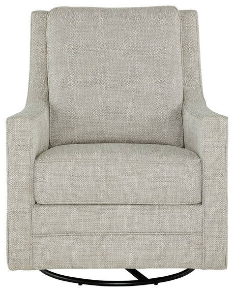 Kambria - Fog - Swivel Glider Accent Chair by Signature Design by Ashley® | Bel Furniture