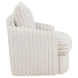 Sarco - Corduroy Upholstered Swivel Accent Arm Chair