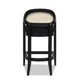 Americana - Mid-Century Modern Cane Back Counter Stool by Jennifer Taylor Home | Bel Furniture