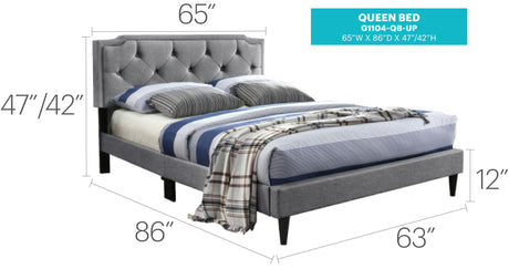 Button Tufted Bed Charming For Cozy Spaces - view 42