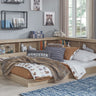 Oliah - Bookcase Storage Bed Beige by Signature Design by Ashley® | Bel Furniture