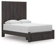 Fraluna - Panel Storage Bed Dark Gray by Signature Design by Ashley® | Bel Furniture