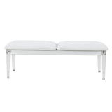 Brenda - Bedroom Bench With Padded Seating - Gray