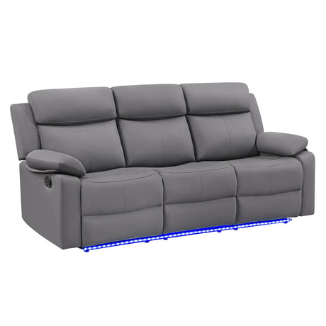 Blanche - Reclining Sofa With LED Lights - view 12