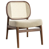 Rayo - Rattan Cane Back Accent Chair With Padded Seat Light Brown by Coaster Fine Furniture | Bel Furniture