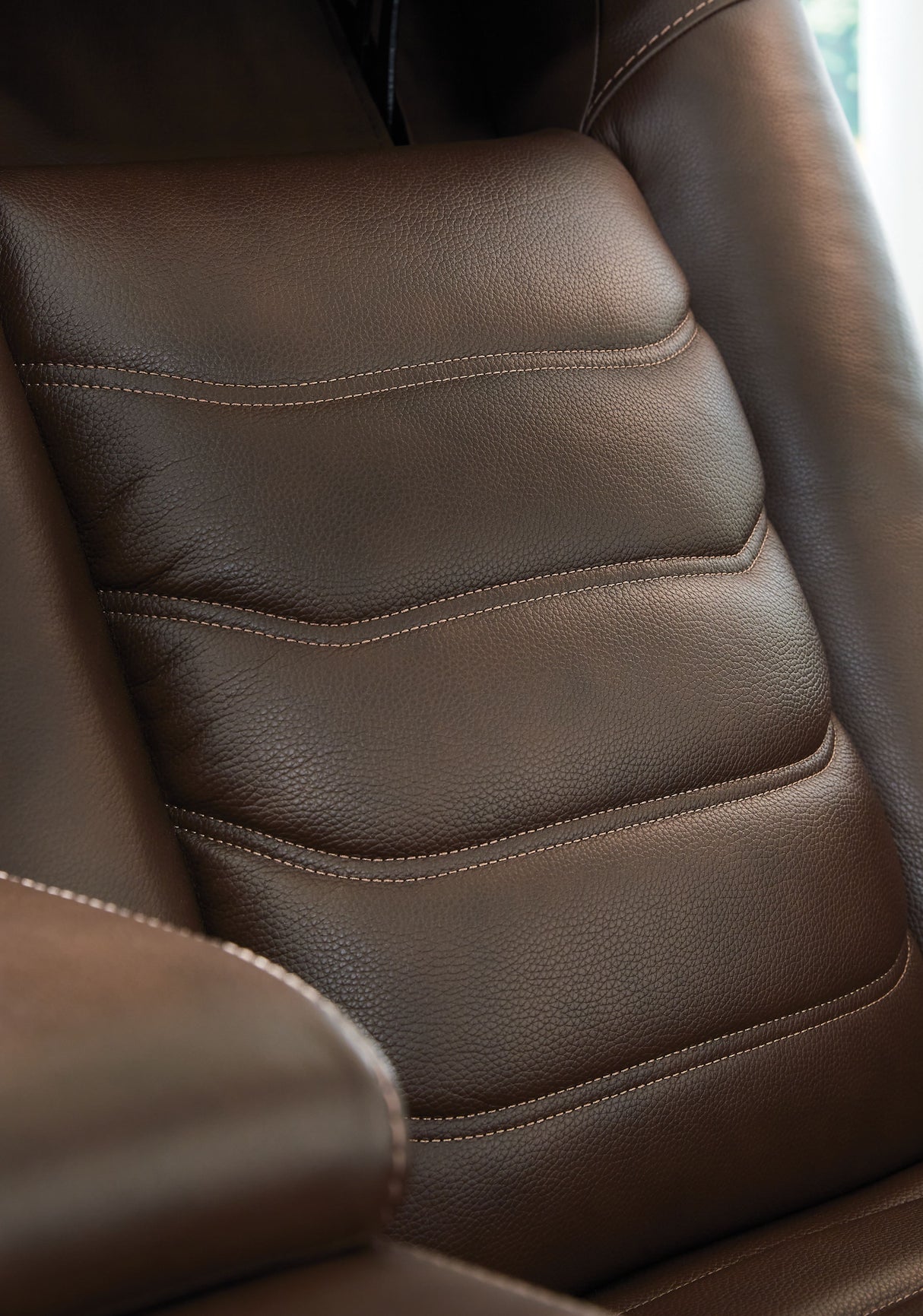 High Impact - Tobacco - Power Recliner / Adj Headrest by Signature Design by Ashley® | Bel Furniture