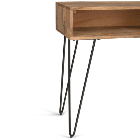 Hunter - Console Sofa Table - Natural by Simpli-Home | Bel Furniture