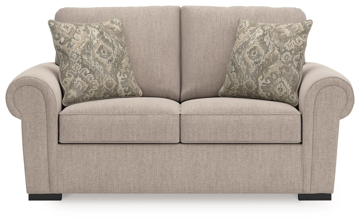 Sararose - Heather - Loveseat by Benchcraft® | Bel Furniture
