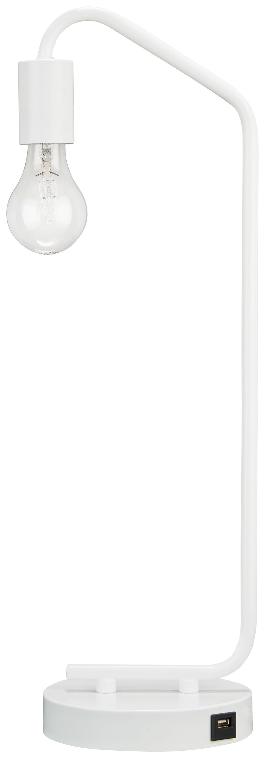 Covybend - Metal Desk Lamp White by Signature Design by Ashley® | Bel Furniture