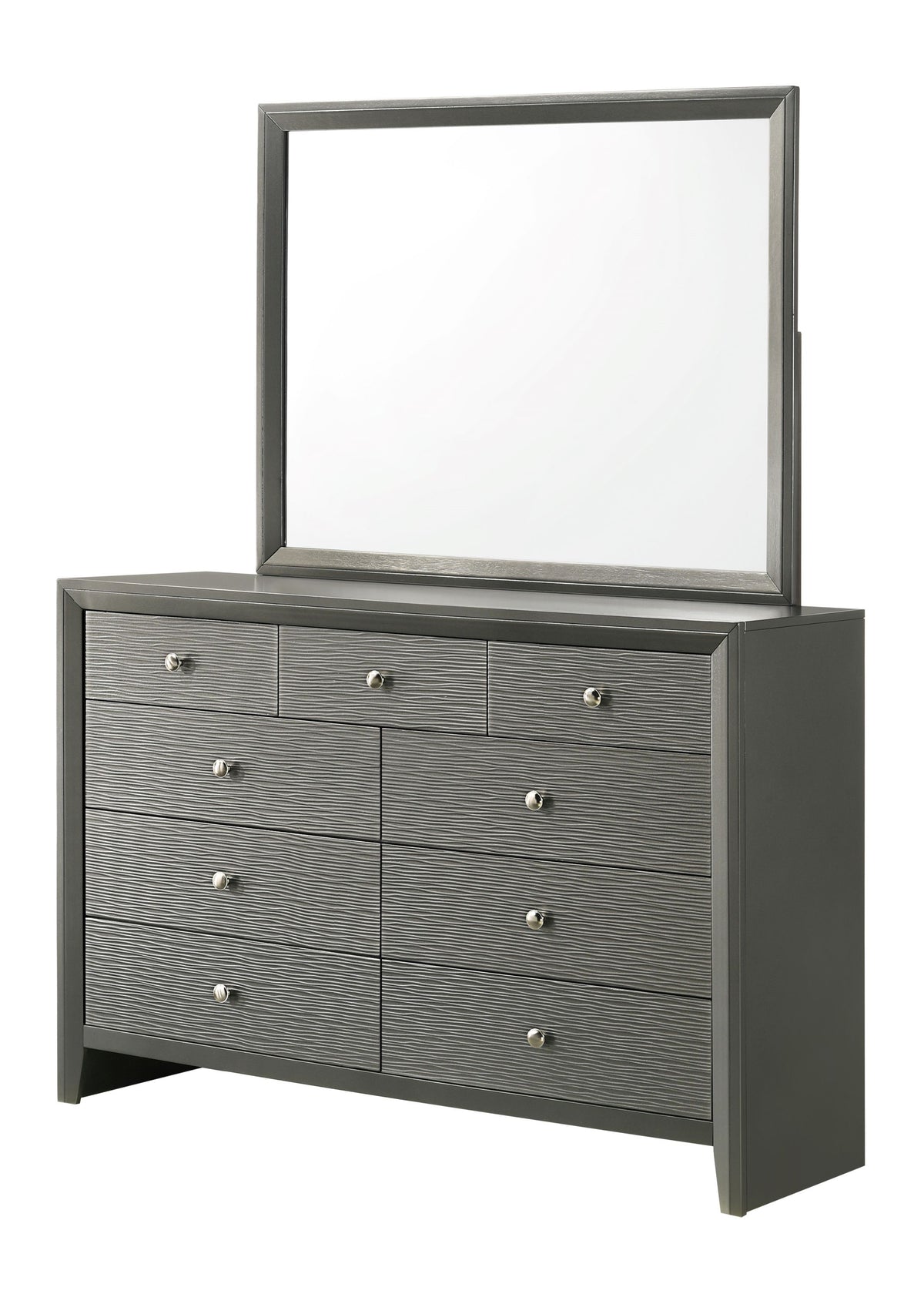 Denker - Dresser Dark Gray by Crown Mark | Bel Furniture