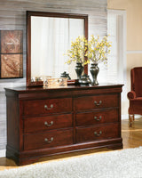 Alisdair - Dresser Dark Brown Dresser & Mirror by Signature Design by Ashley® | Bel Furniture