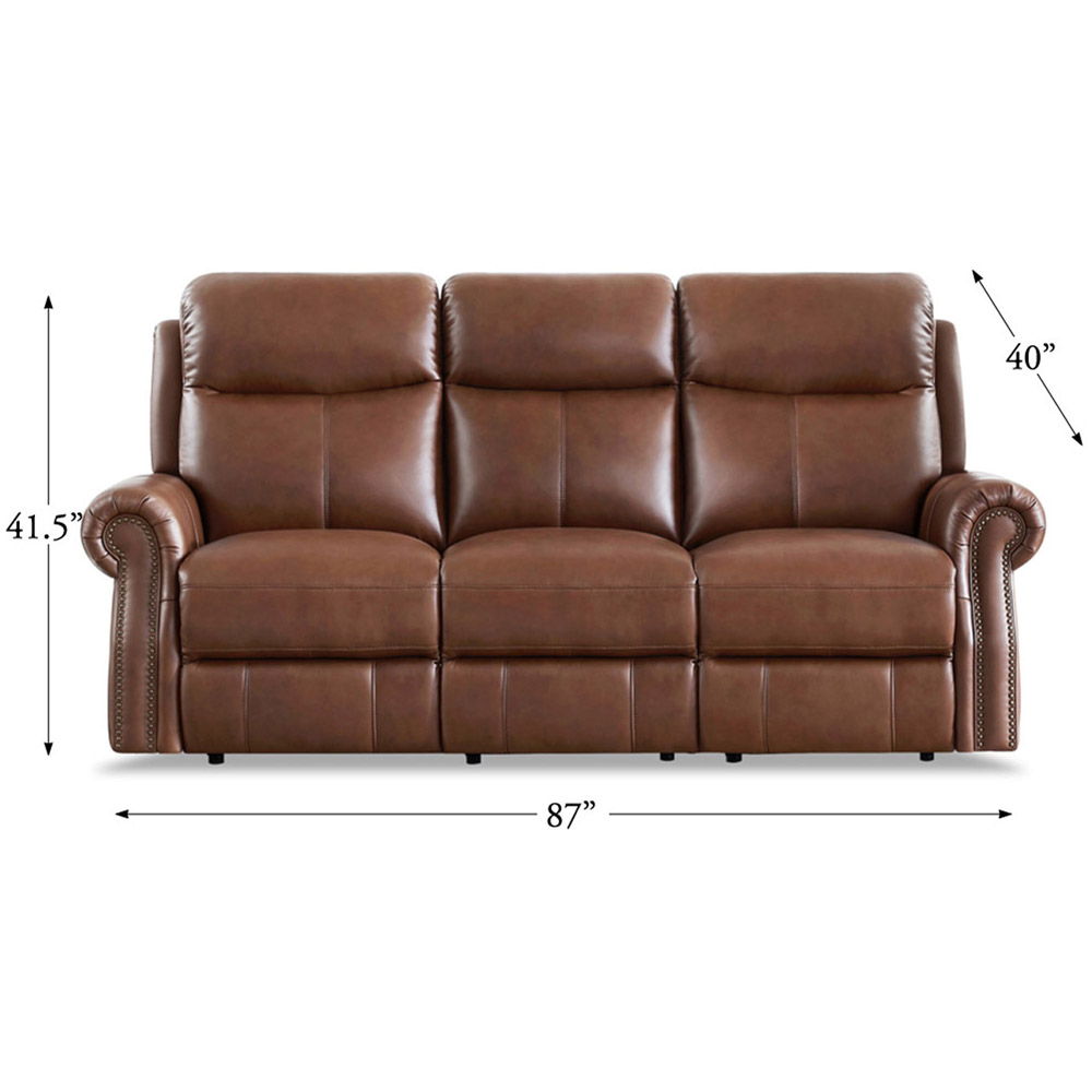 Royce - Power Headrest Zero Gravity Reclining Sofa - Brown