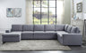 Tifton - Linen 7 Seat Reversible Modular Sectional Sofa Chaise by Lilola Home | Bel Furniture