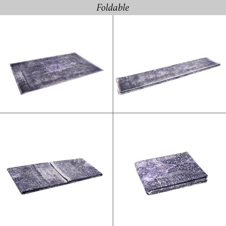 Maval - 6' X 9' Washable Area Rug - Anthracite - view 4