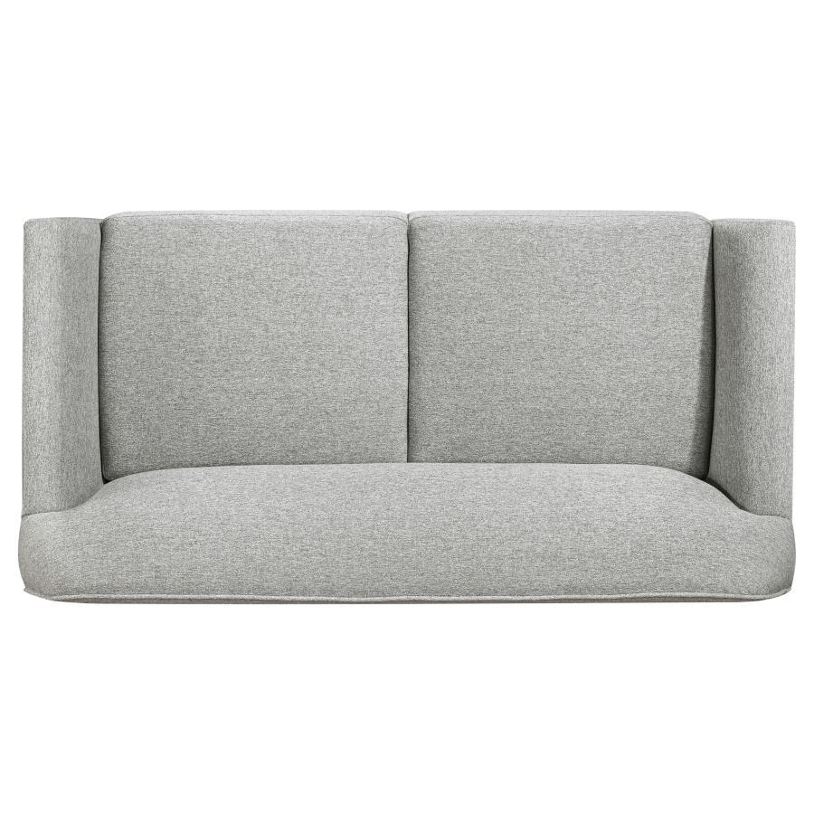 Vaughn - Fabric Upholstered Flared Arm Sofa Set