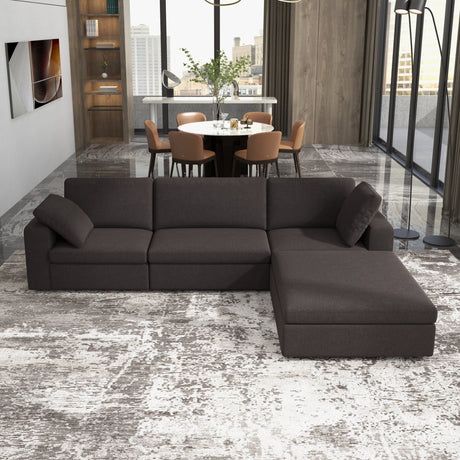 Cecilia - Modular Corner Sectional Modern Sofa - view 3