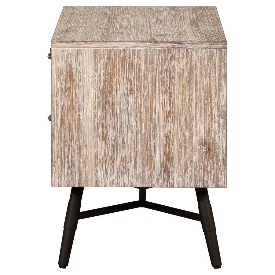 Marlow - 2-Drawer Nightstand - Rough Sawn Multi