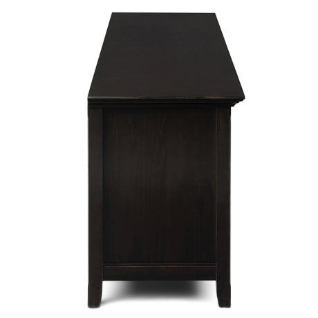Amherst - Handcrafted Wide TV Media Stand by Simpli-Home | Bel Furniture