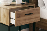Deanlow - Honey - One Drawer Night Stand by Signature Design by Ashley® | Bel Furniture