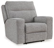 Biscoe - Pewter - Power Recliner /Adj Headrest by Signature Design by Ashley® | Bel Furniture
