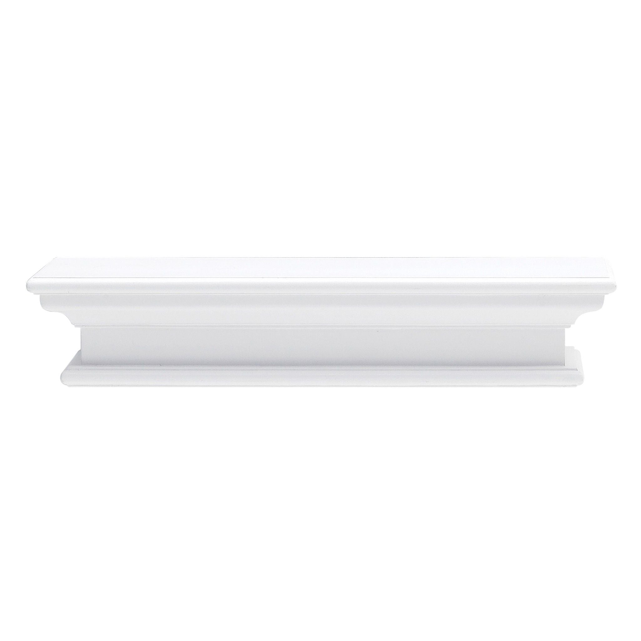 Classic Style Floating Wall Shelf - White