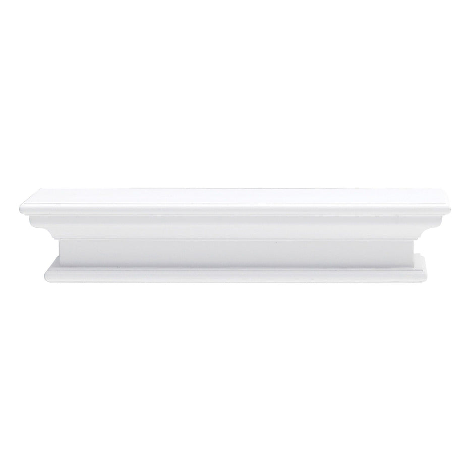 Classic Style Floating Wall Shelf - White