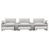 Collins - 5-Piece Power Reclining Home Theater Seating by Coaster Fine Furniture | Bel Furniture