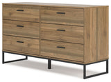 Deanlow - Honey - Six Drawer Dresser by Signature Design by Ashley® | Bel Furniture