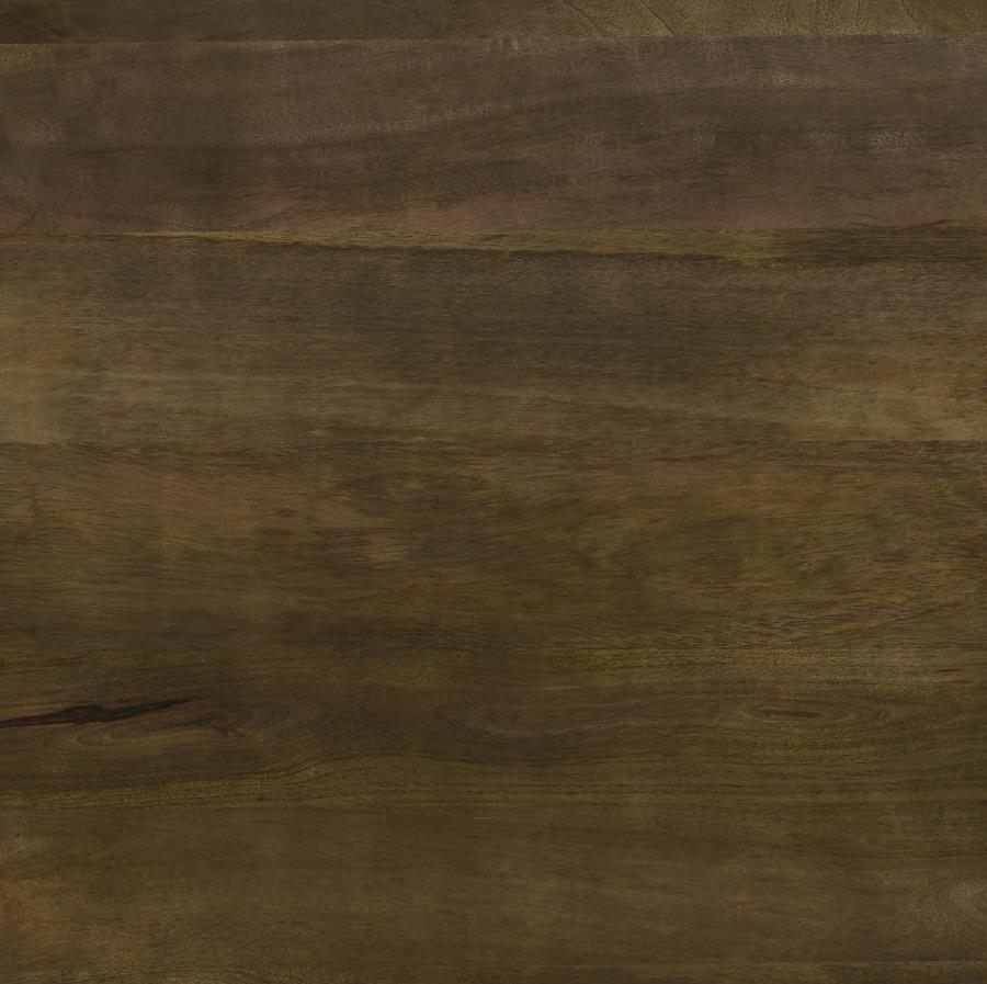 Yaritza - Round Mango Wood Coffee Table - Natural And Gunmetal by CoasterEssence | Bel Furniture