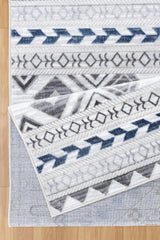 Legacy - 5'3" X 7' Polypropylene Area Rug - Multi / White by Icona Home Decor | Bel Furniture