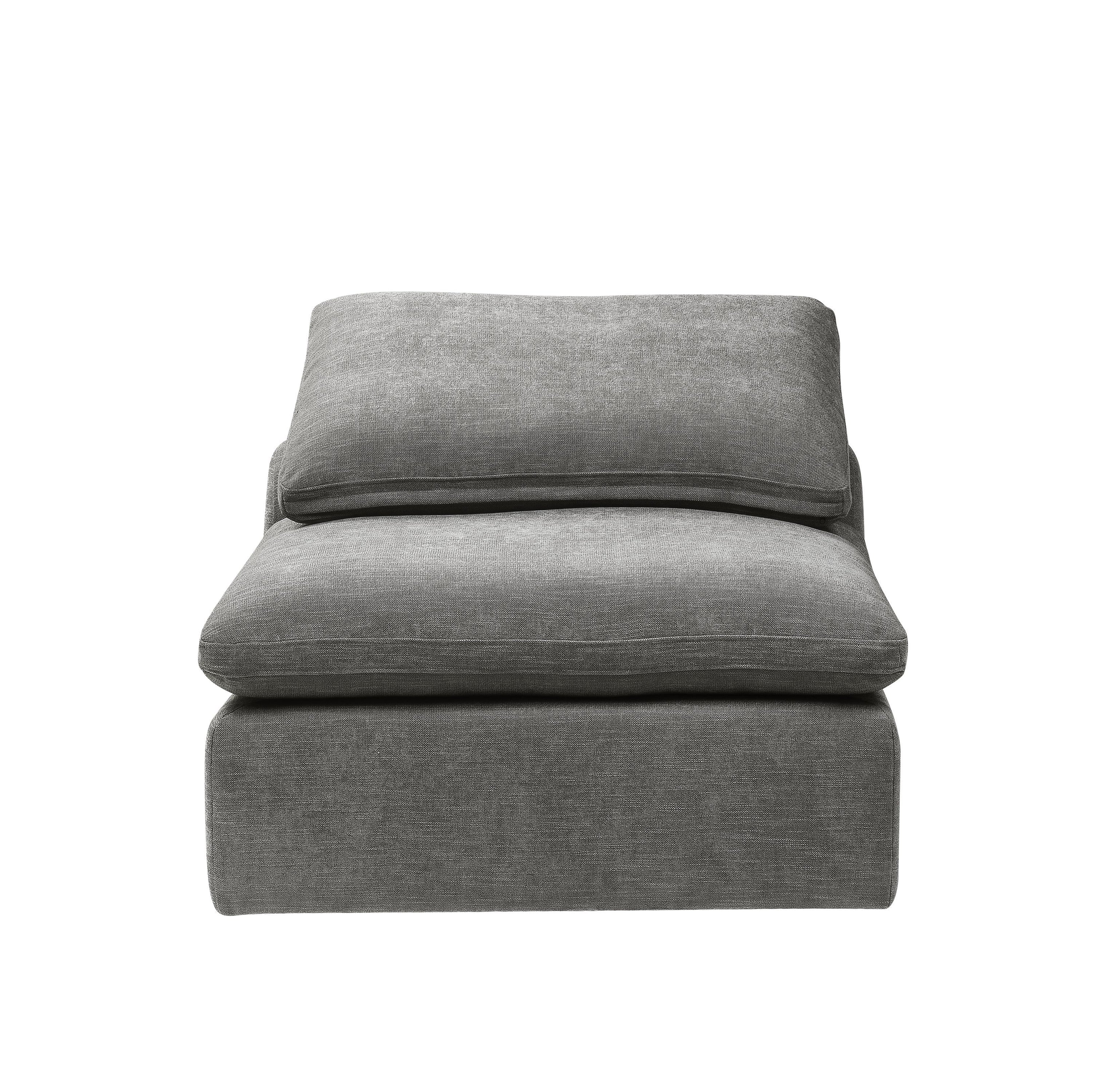 Naveen - Linen Modular Sectional Sofa With Ottoman - Gray