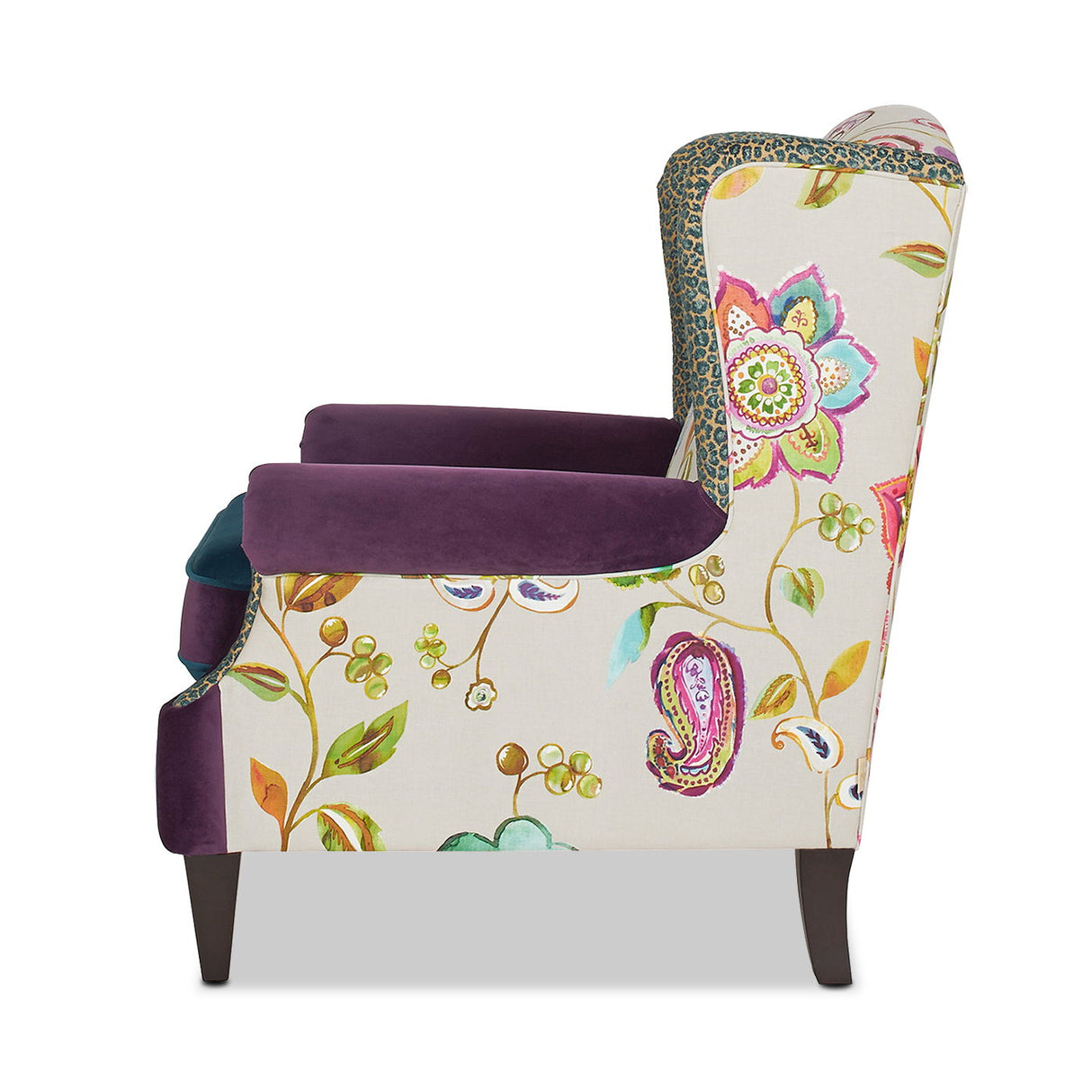 Anya - Boho Chic Wingback Accent Arm Chair by Jennifer Taylor Home | Bel Furniture