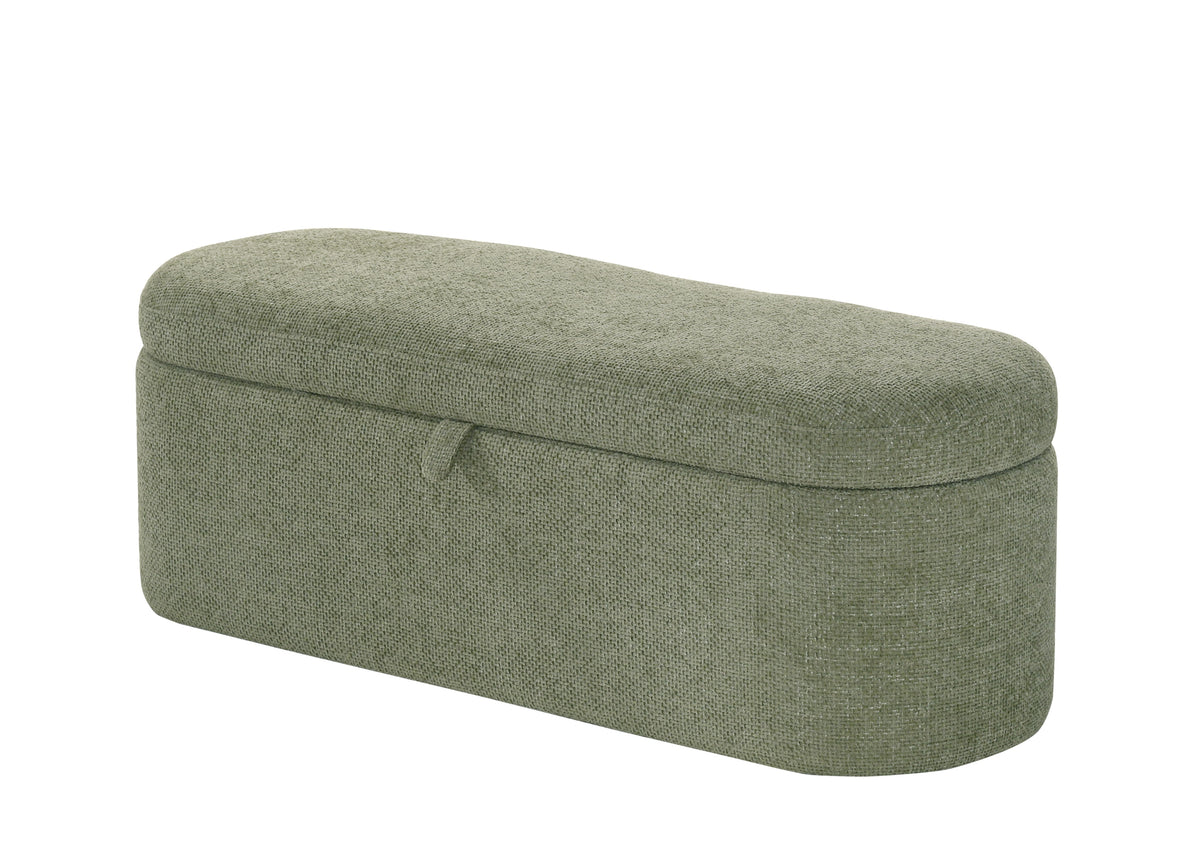 Philipa - Storage Bench Green by Crown Mark | Bel Furniture